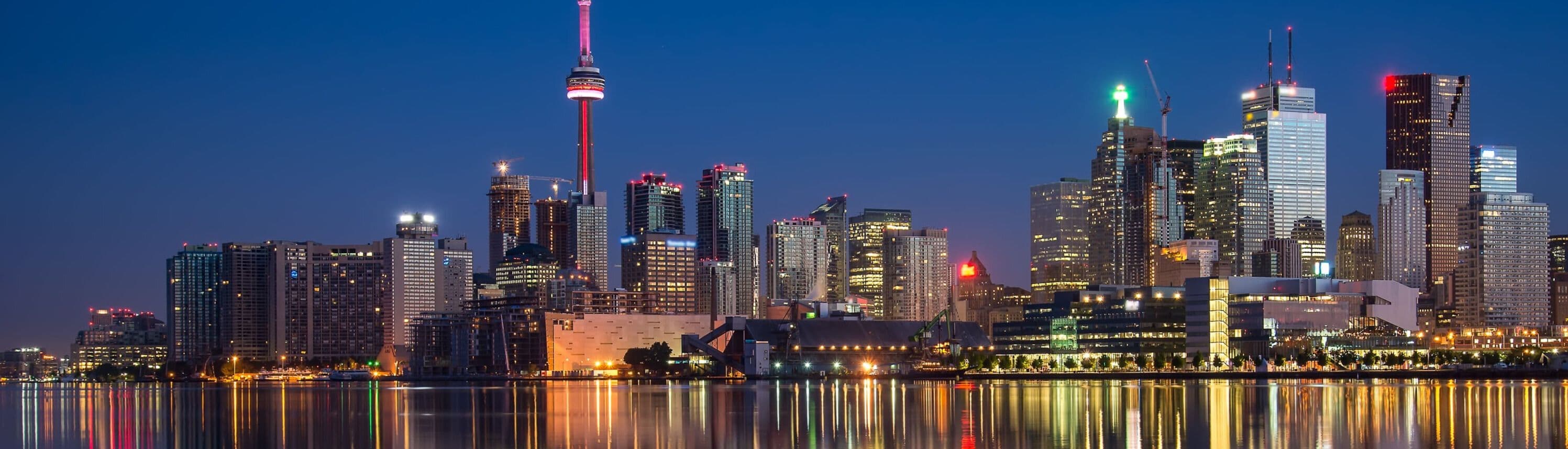 Toronto skyline and downtown core